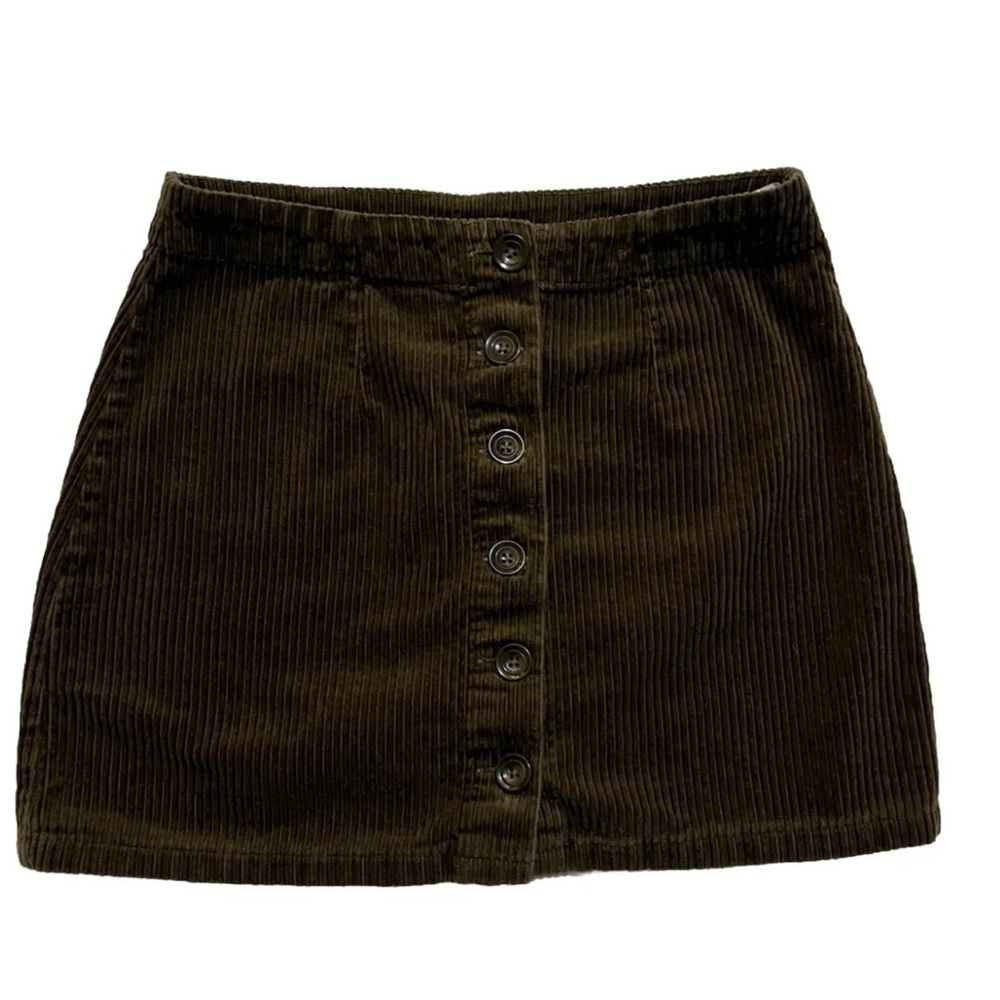 Corduroy skirt (brown)  Size Medium